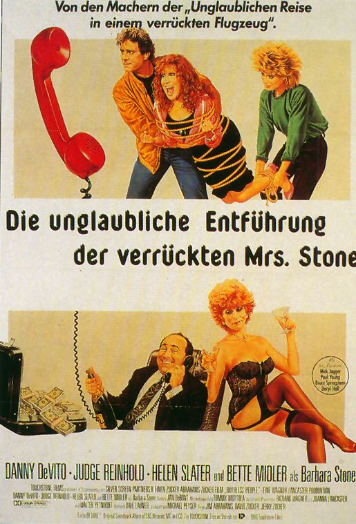 Plakat zum Film: unglaubliche Entführung der verrückten Mrs. Stone