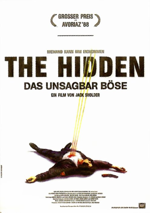 Plakat zum Film: Hidden, The - Das unsagbar Böse