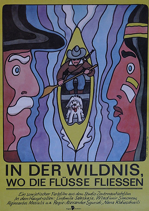 Plakat zum Film: In der Wildnis, wo die Flüsse fliessen