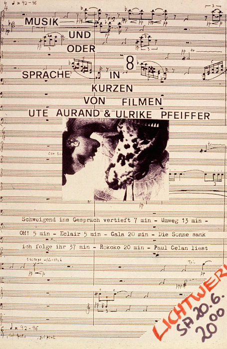 Plakat zum Film: Musik und/oder Sprache