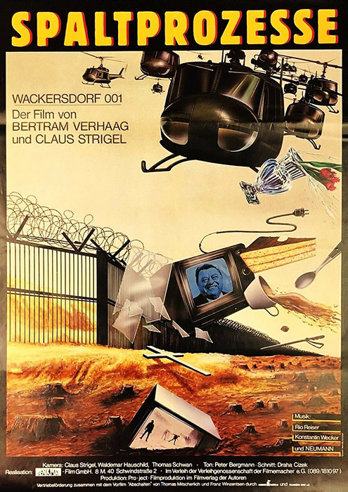 Plakat zum Film: Spaltprozesse - Wackersdorf 001