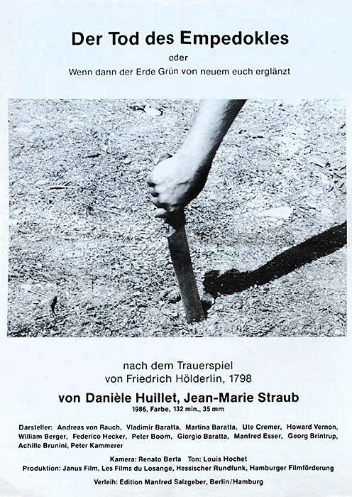 Plakat zum Film: Tod des Empedokles, Der