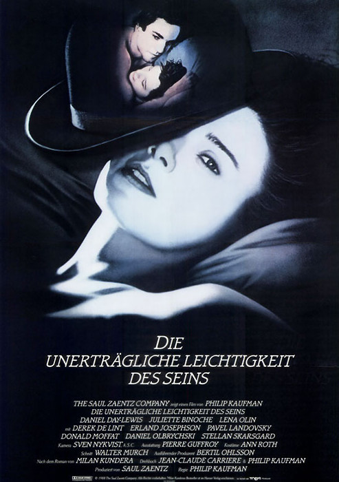 Plakat zum Film: unerträgliche Leichtigkeit des Seins, Die