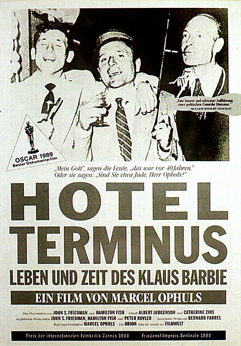Plakat zum Film: Hotel Terminus - Leben und Zeit von Klaus Barbie