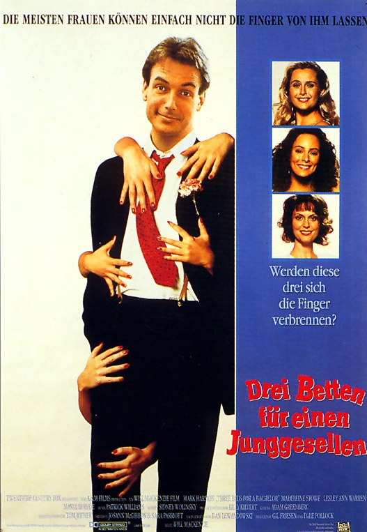 Plakat zum Film: Drei Betten für einen Junggesellen