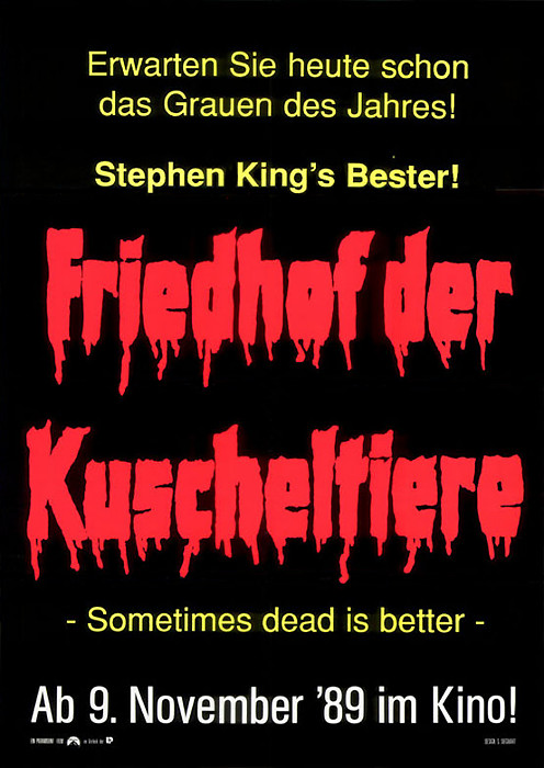 Plakat zum Film: Friedhof der Kuscheltiere