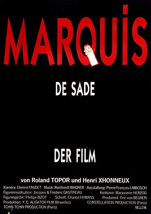 Plakat zum Film: Marquis de Sade