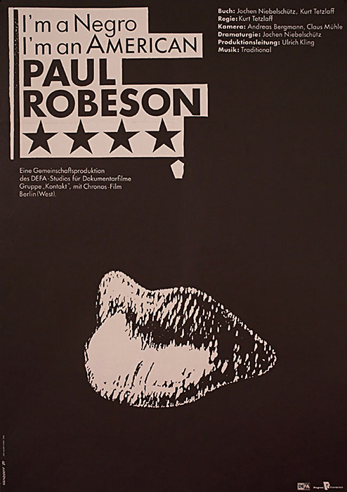Plakat zum Film: Paul Robeson