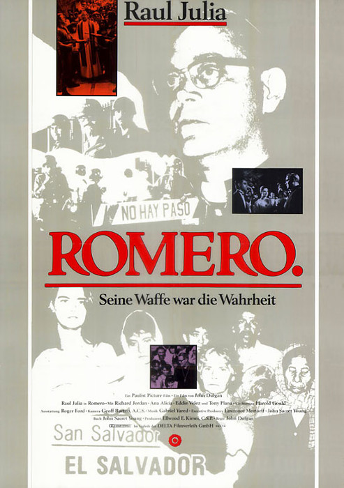 Plakat zum Film: Romero. - Seine Waffe war die Wahrheit