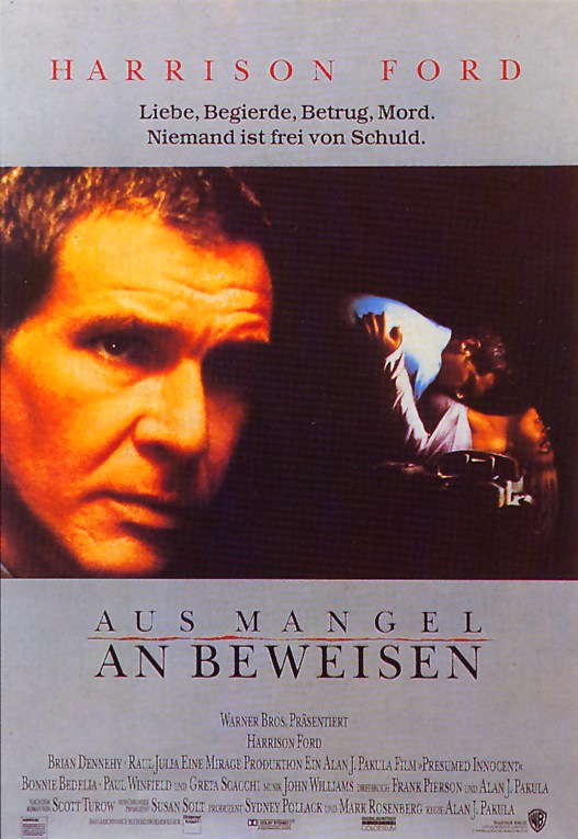 Plakat zum Film: Aus Mangel an Beweisen