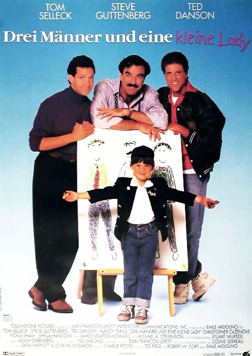 Plakat zum Film: Drei Männer und eine kleine Lady