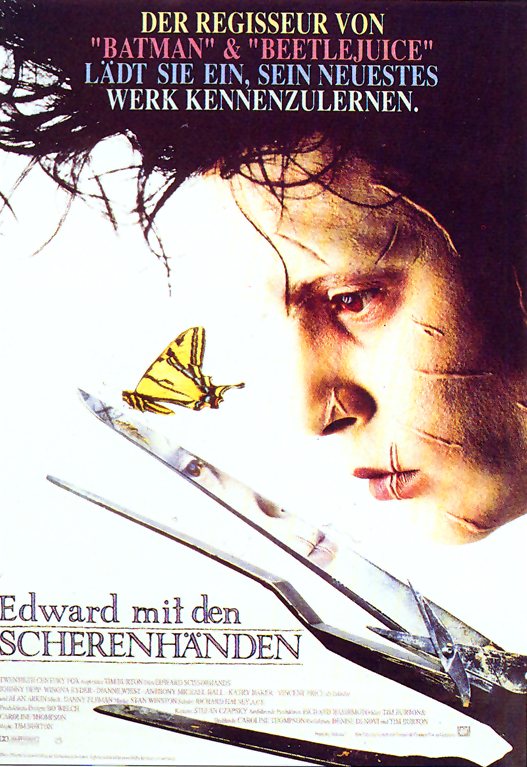 Plakat zum Film: Edward mit den Scherenhänden