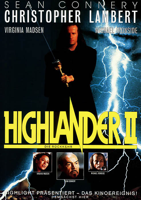 Plakat zum Film: Highlander II - Die Rückkehr