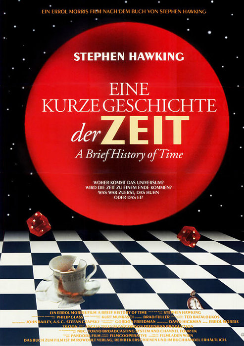 Plakat zum Film: kurze Geschichte der Zeit, Eine