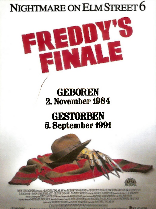 Plakat zum Film: Freddys Finale - Nightmare on Elmstreet 6