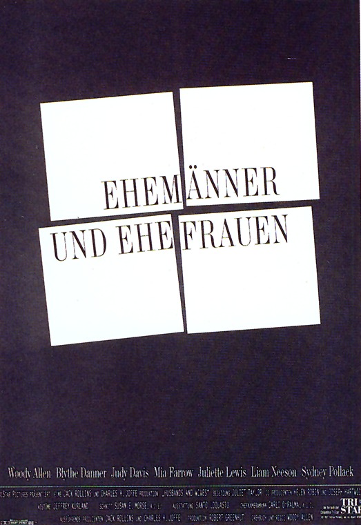 Plakat zum Film: Ehemänner und Ehefrauen