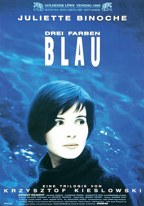 Plakat zum Film: Drei Farben - Blau