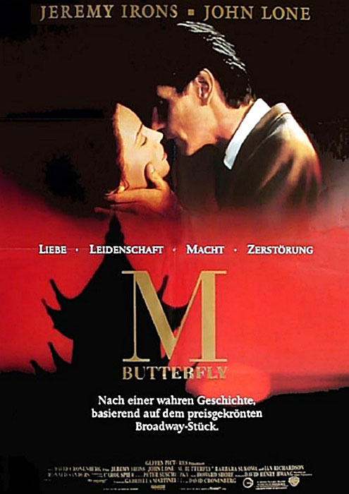 Plakat zum Film: M. Butterfly