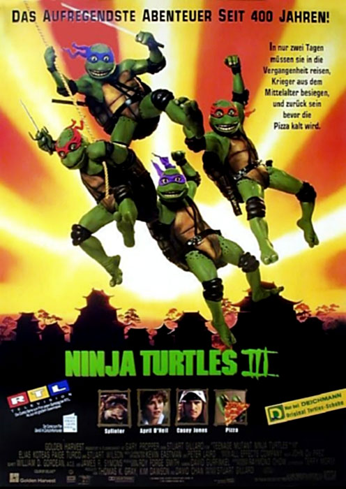 Plakat zum Film: Ninja Turtles III