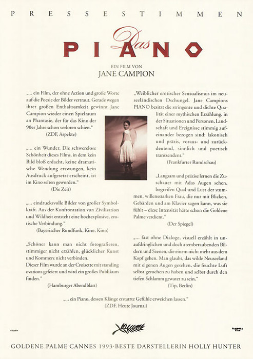 Plakat zum Film: Piano, Das