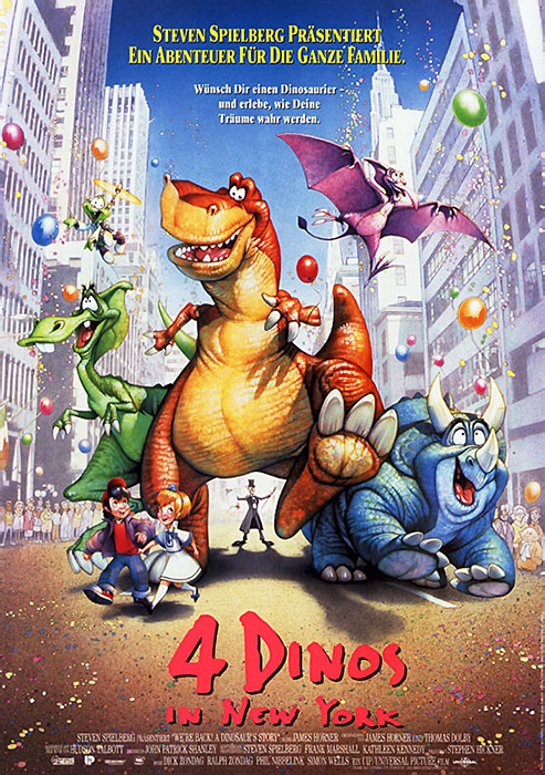 Plakat zum Film: 4 Dinos in New York