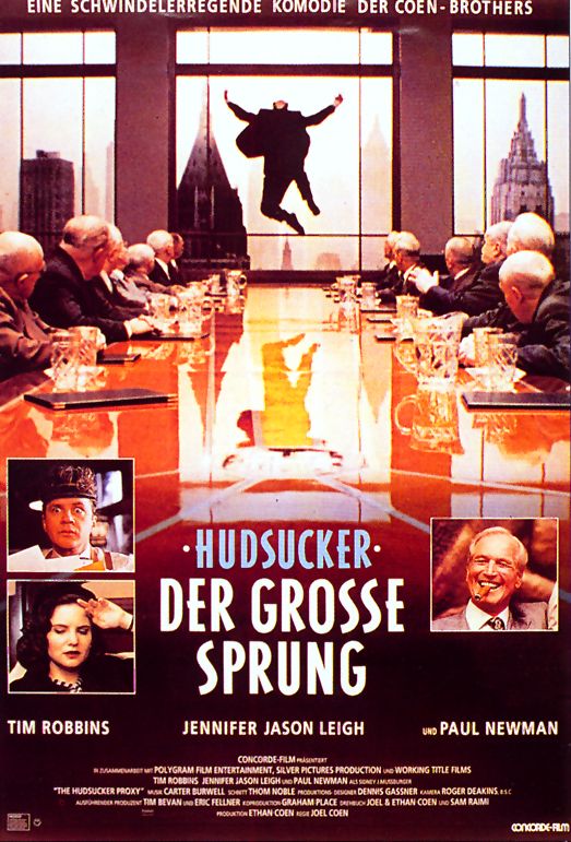 Original 1-Sheet Poster The Hudsucker Proxy Hudsucker Tim Robbins 1994 Der große Sprung
