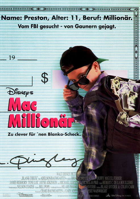 Plakat zum Film: Mac Millionär - Zu clever für 'nen Blankocheck
