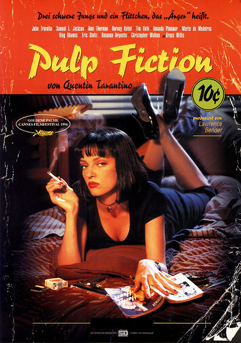 Plakat zum Film: Pulp Fiction