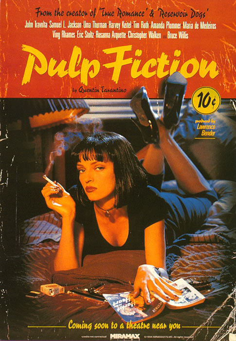 Plakat zum Film: Pulp Fiction