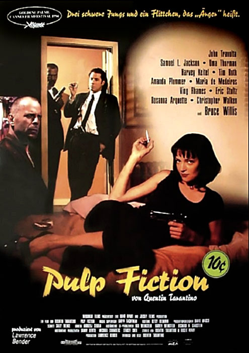 Plakat zum Film: Pulp Fiction