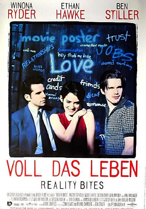 Plakat zum Film: Reality bites - Voll das Leben