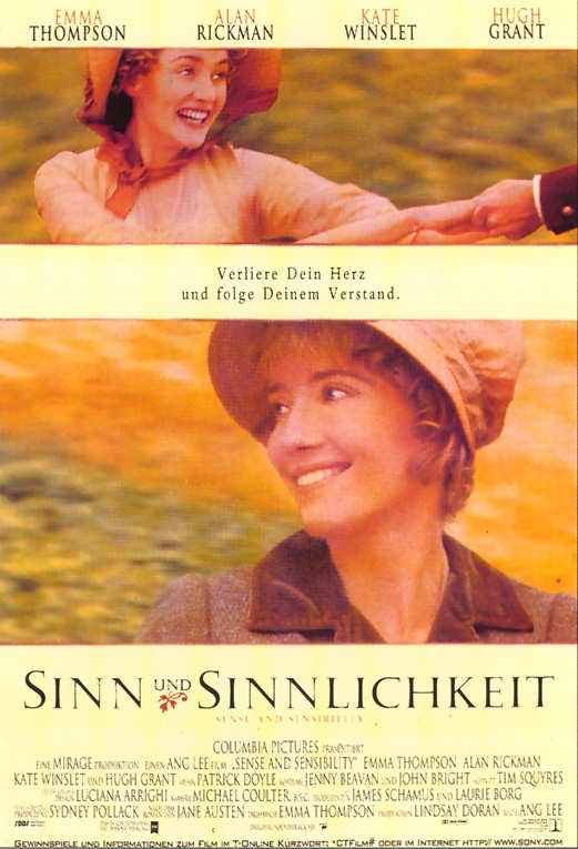 Plakat zum Film: Sinn und Sinnlichkeit