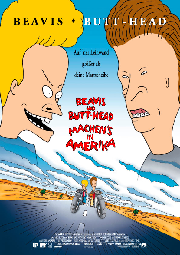 Plakat zum Film: Beavis & Butt-head machen's in Amerika