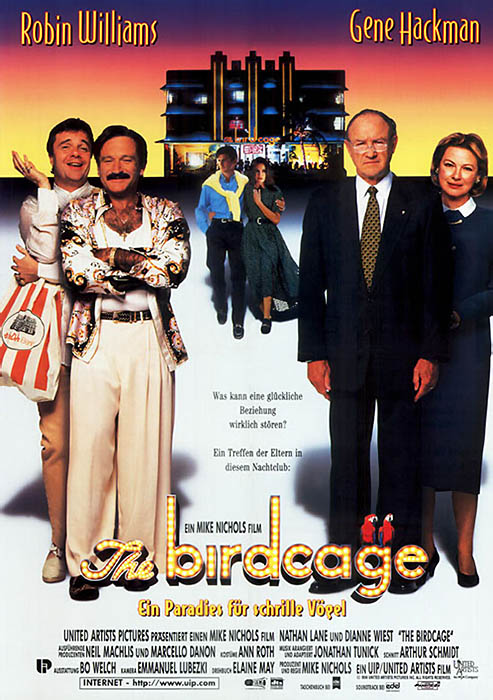 Plakat zum Film: Birdcage, The - Ein Paradies für schrille Vögel