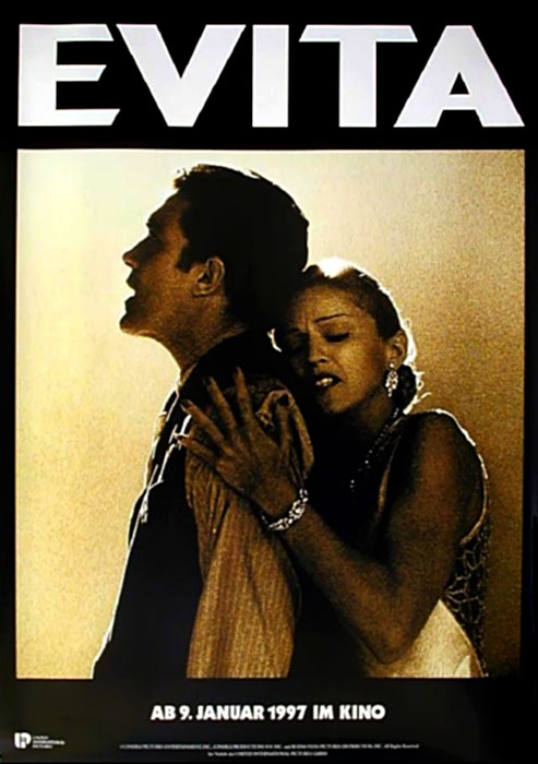 Plakat zum Film: Evita