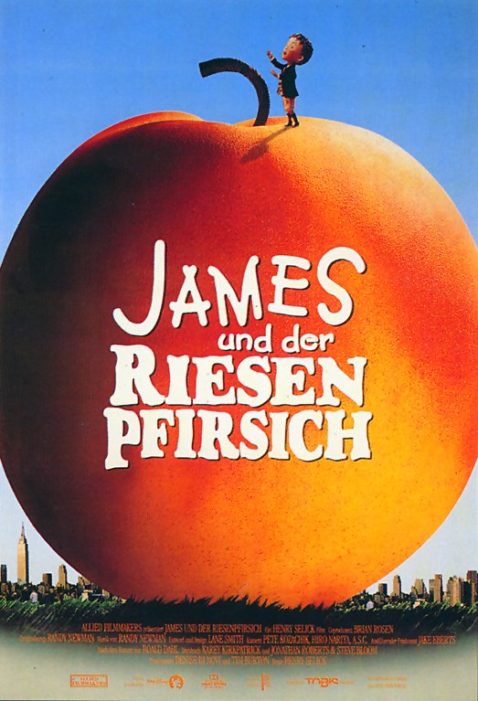 Plakat zum Film: James und der Riesenpfirsich