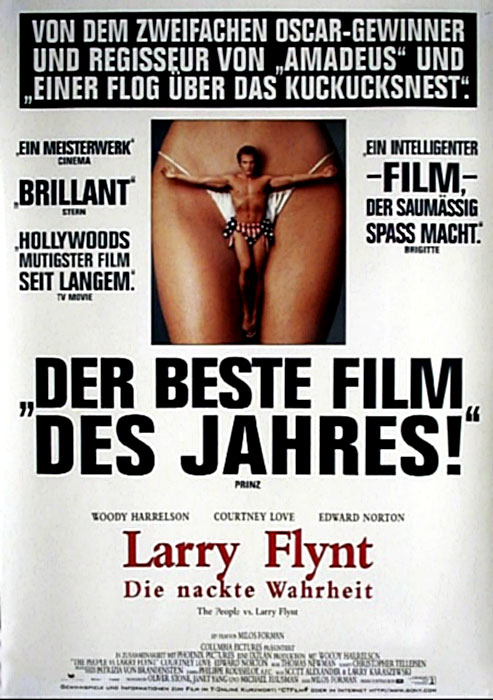 Plakat zum Film: Larry Flynt - Die nackte Wahrheit