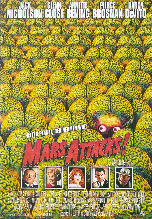 Plakat zum Film: Mars Attacks!