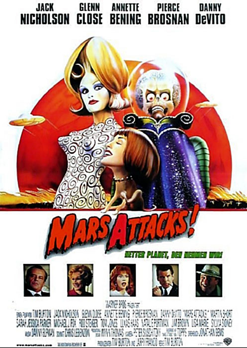 Plakat zum Film: Mars Attacks!