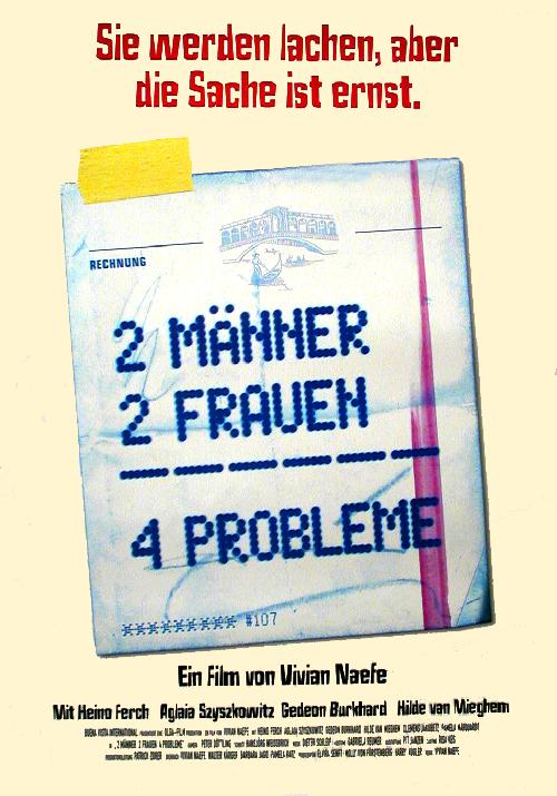 Plakat zum Film: 2 Männer, 2 Frauen - 4 Probleme