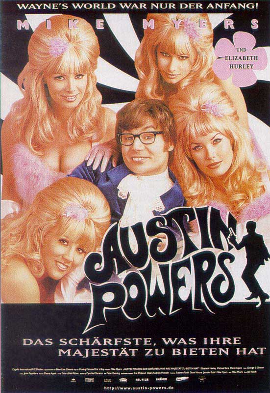 Plakat zum Film: Austin Powers - Das Schärfste, was Ihre Majestät zu bieten hat