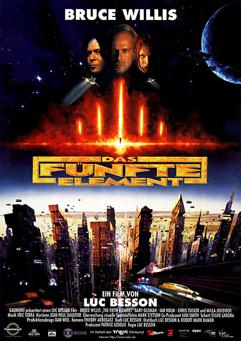 Poster zum Film: fünfte Element, Das Plakat zum Film: fünfte Element, Das
