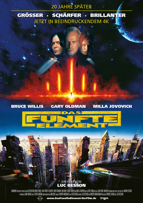 Poster zum Film: fünfte Element, Das Plakat zum Film: fünfte Element, Das