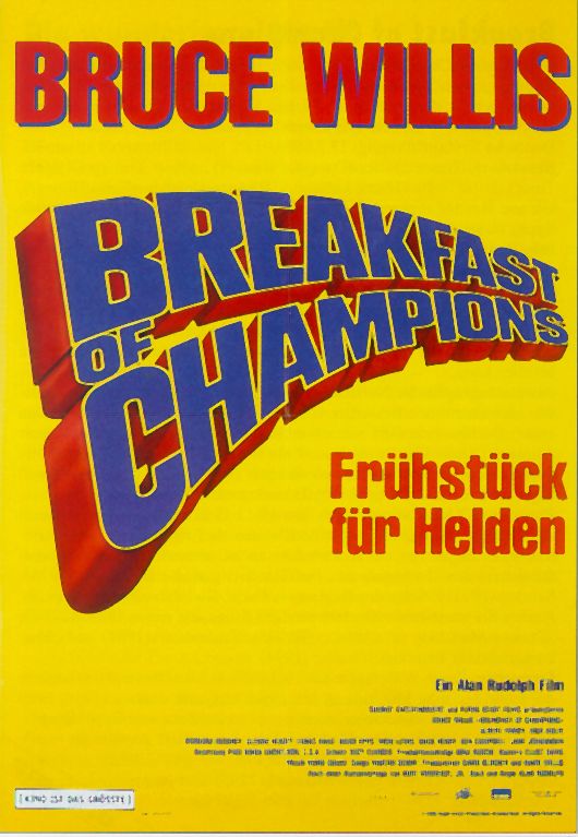 Plakat zum Film: Breakfast of Champions - Frühstück für Helden