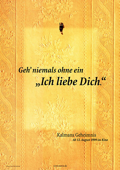 Plakat zum Film: Kalmans Geheimnis