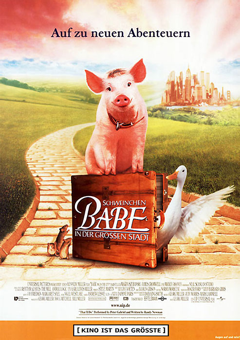 Plakat zum Film: Schweinchen Babe in der großen Stadt