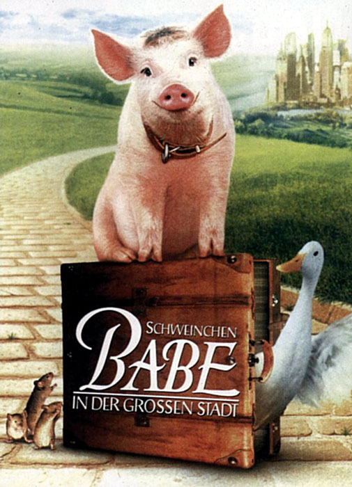 Plakat zum Film: Schweinchen Babe in der großen Stadt
