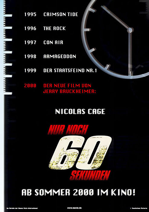 Plakat zum Film: Nur noch 60 Sekunden