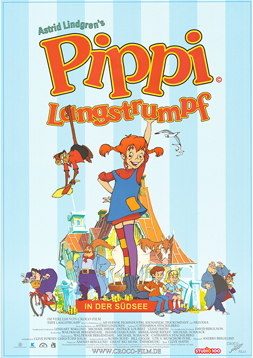 Plakat zum Film: Pippi Langstrumpf in der Südsee