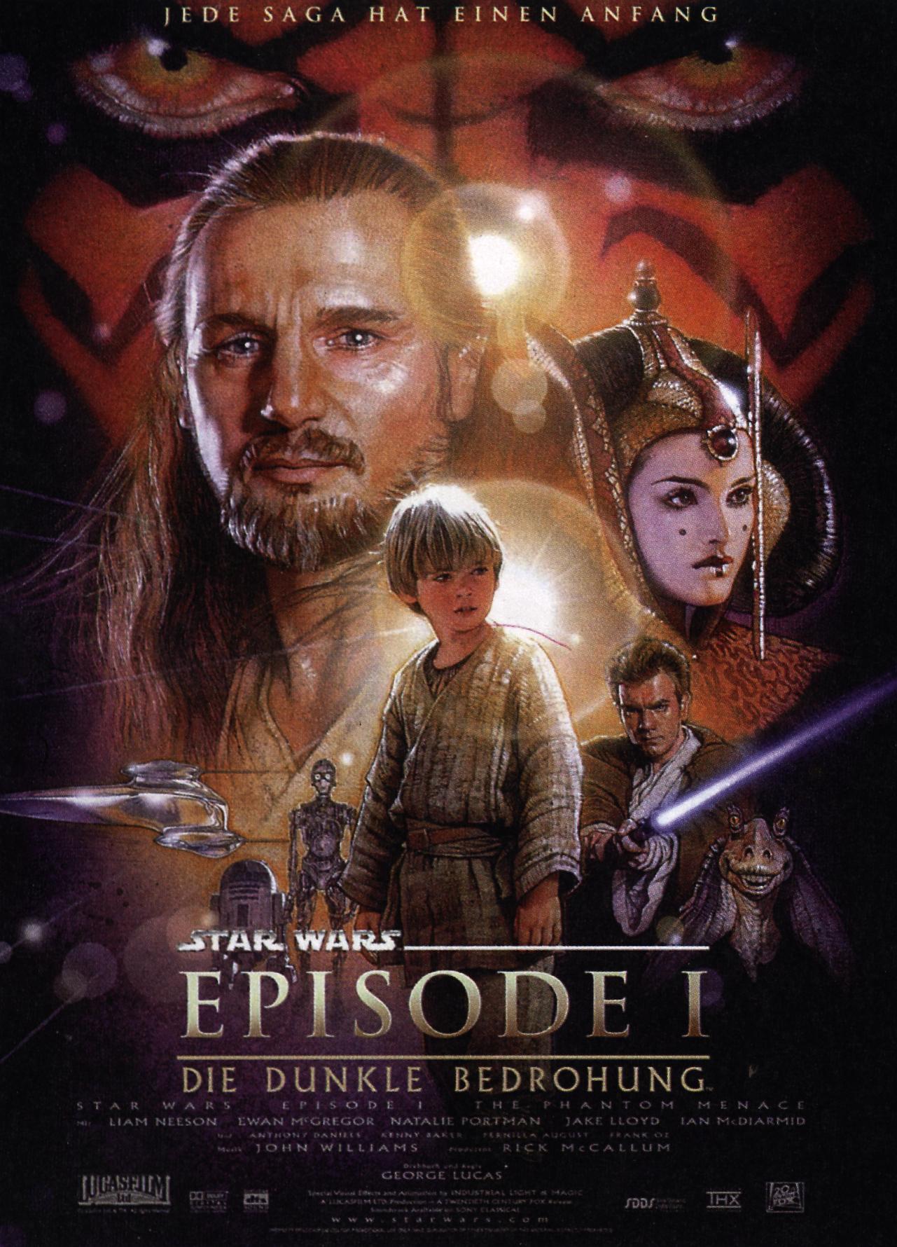 Plakat zum Film: Star Wars: Episode I - Die dunkle Bedrohung